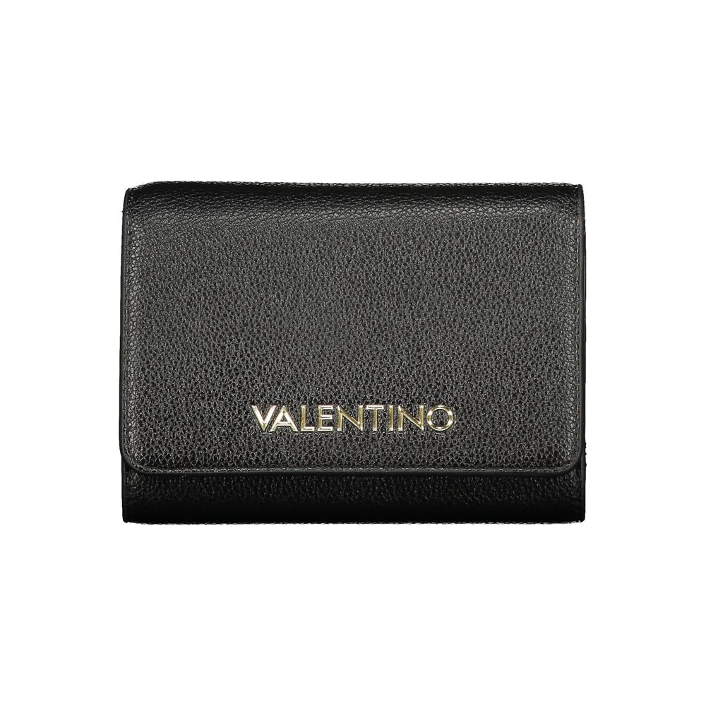 Valentino Black Polyurethane Women's Wallet