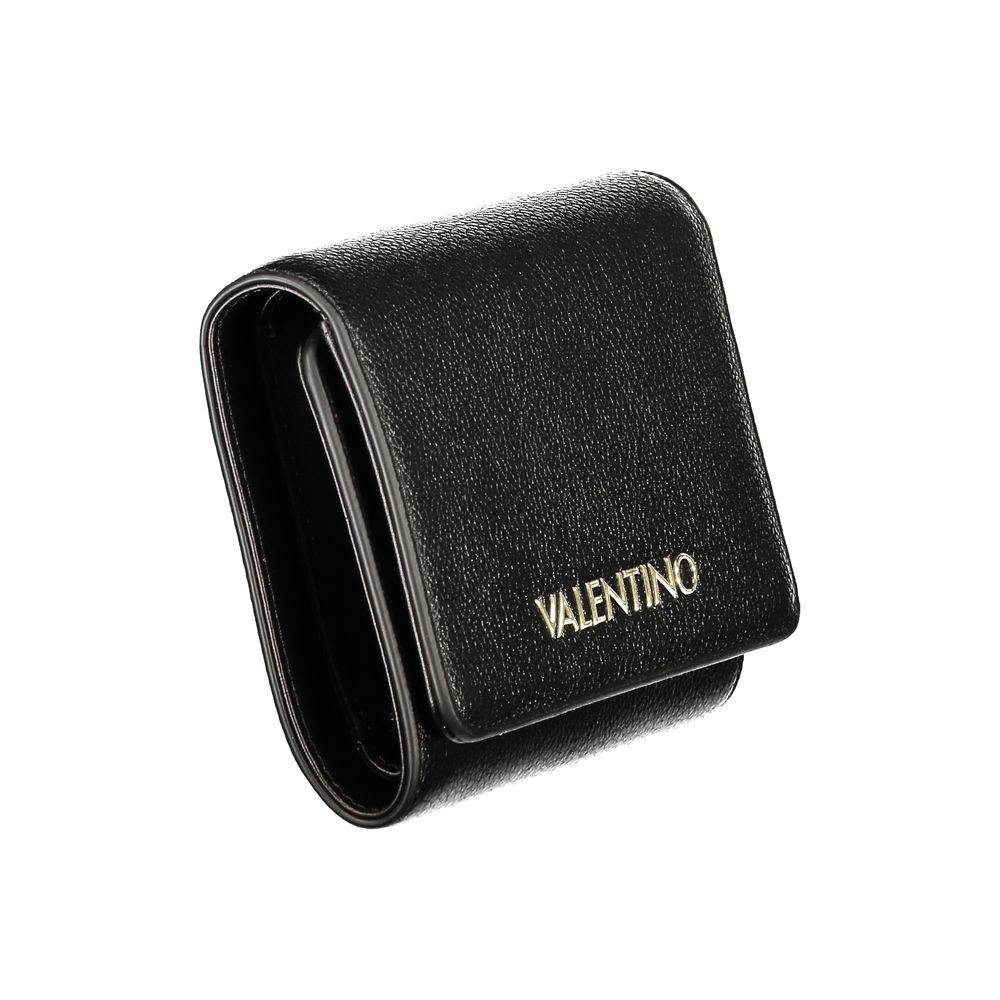 Valentino Black Polyurethane Women's Wallet