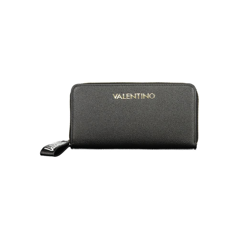Valentino Black Polyurethane Womens Wallet