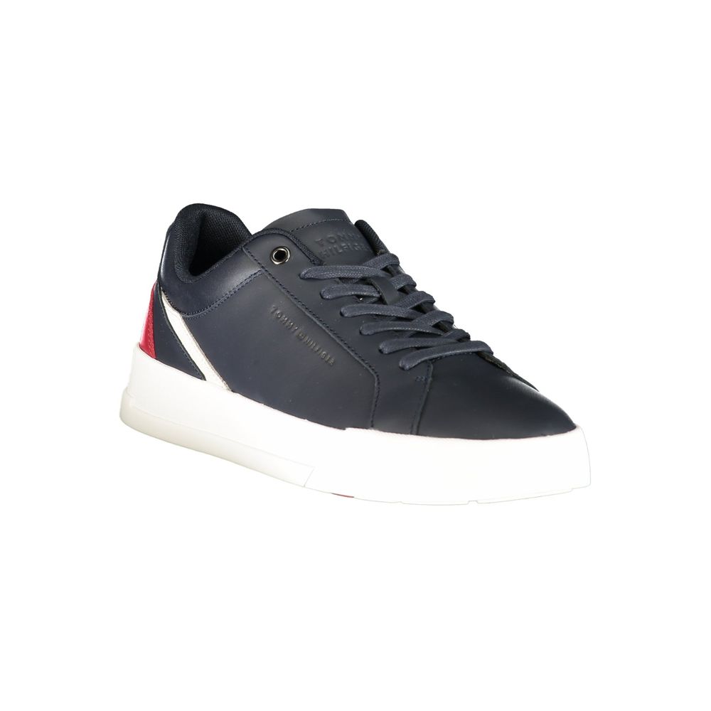 Tommy Hilfiger Blue Polyester Athletic Sneakers