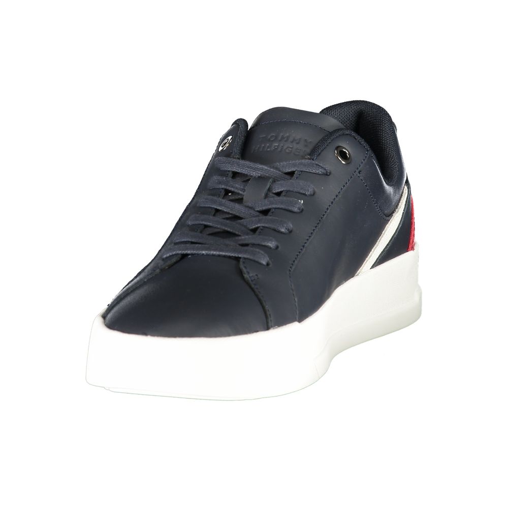 Tommy Hilfiger Blue Polyester Athletic Sneakers