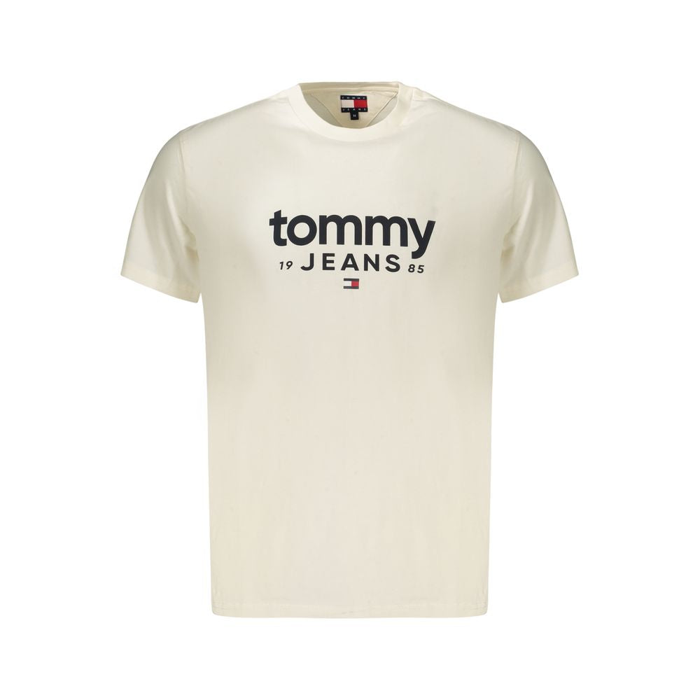 Tommy Hilfiger Bianco Cotton Men's T-Shirt
