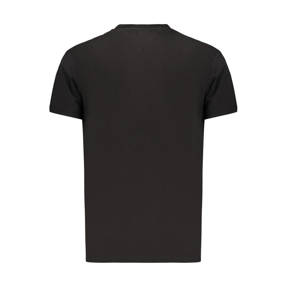 Tommy Hilfiger Black Cotton Mens T-Shirt