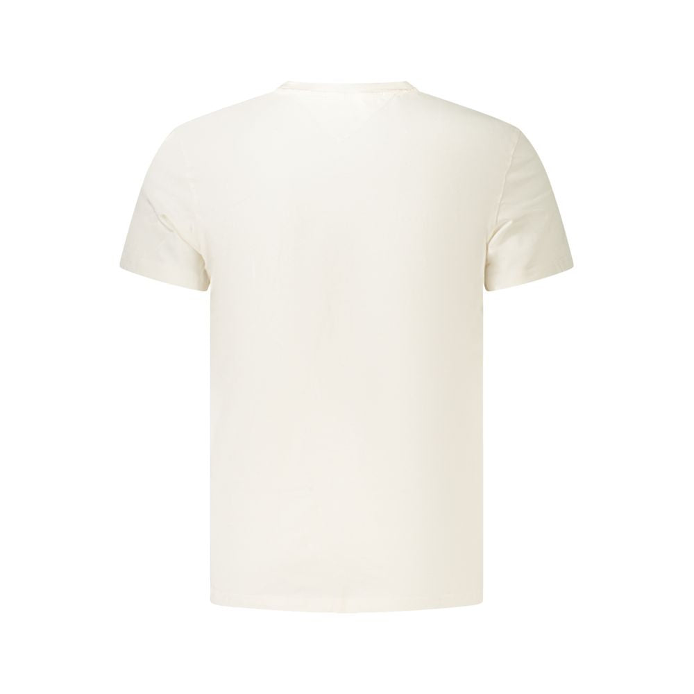 Tommy Hilfiger Bianco Cotton Mens T-Shirt