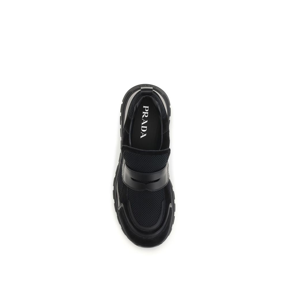Prada Black Polyester Sneakers
