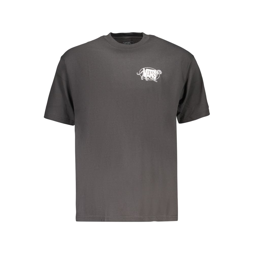Vans Black Cotton Men's T-Shirt