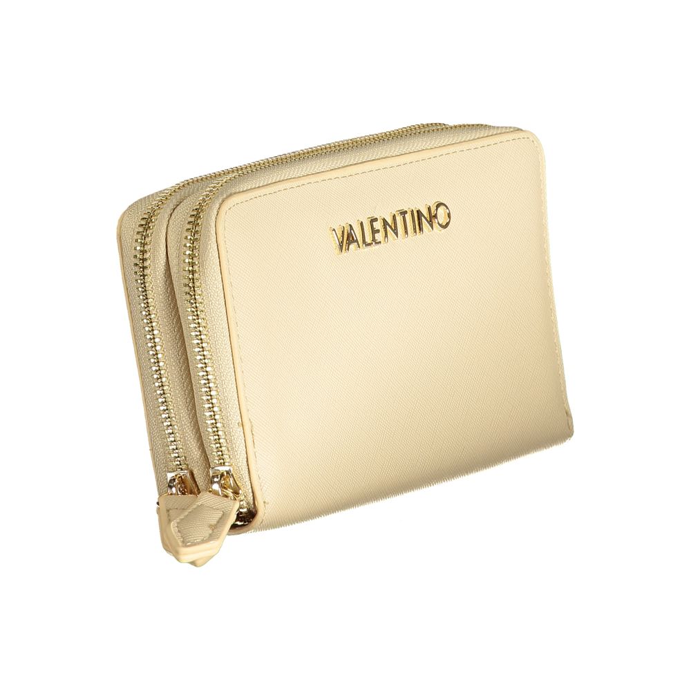 Valentino Beige Polyurethane Women's Wallet