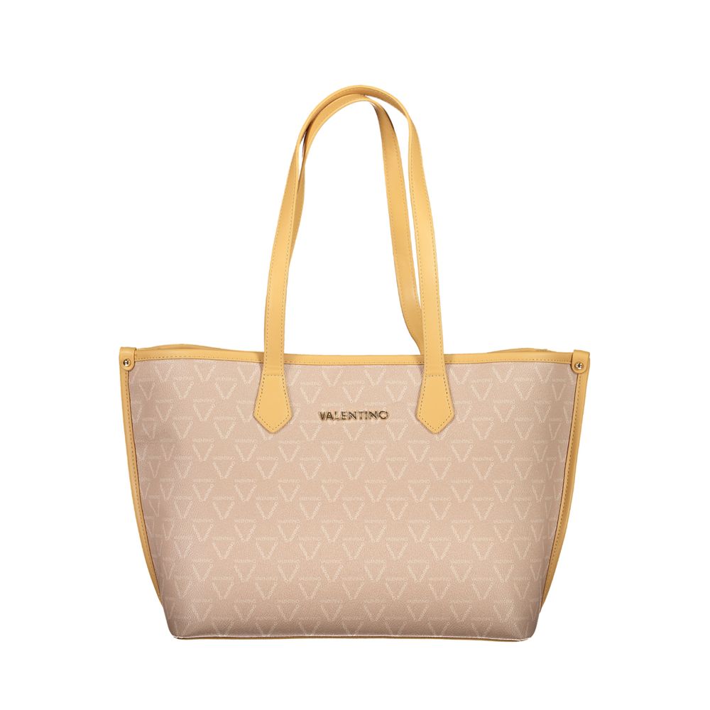 Valentino Beige Polyethylene Handbag