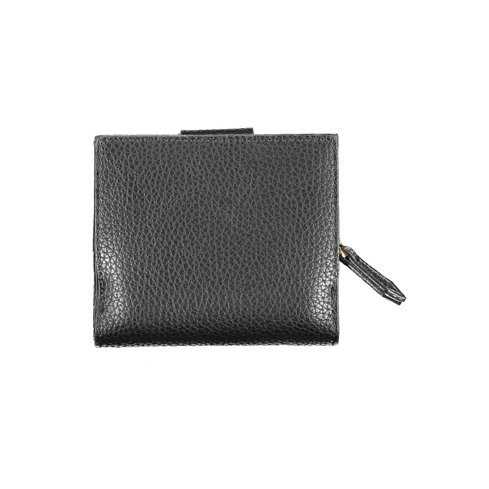 Valentino Black Polyurethane Womens Wallet