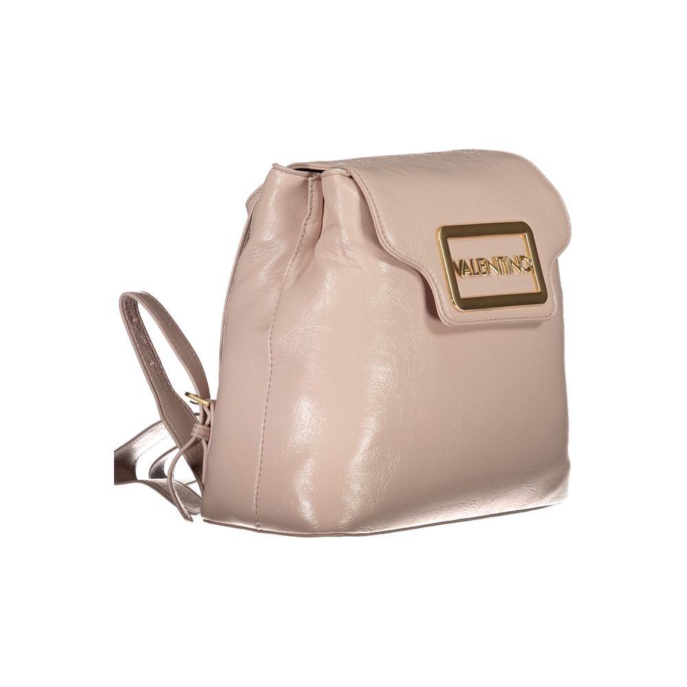 Valentino Pink Polyethylene Backpack