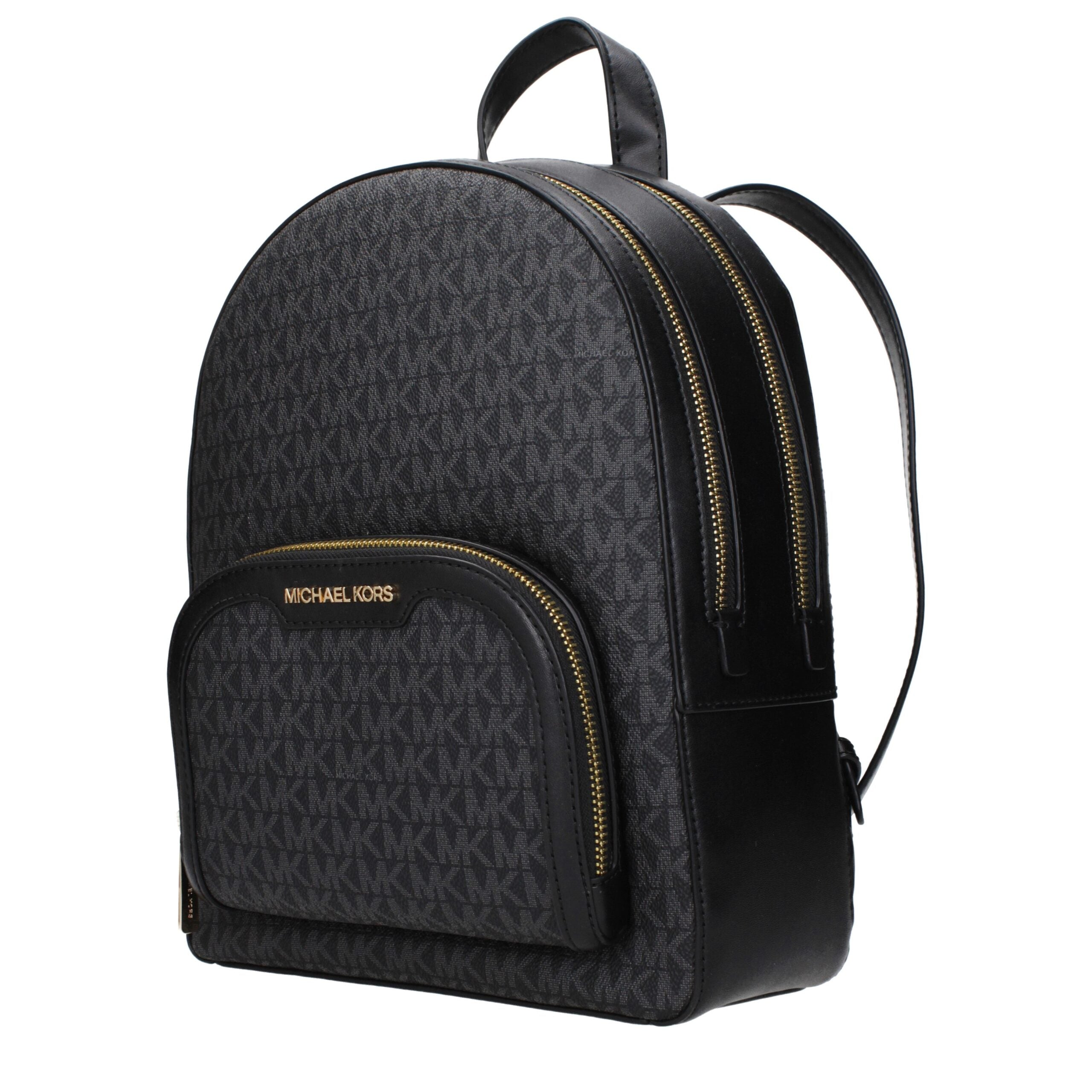 Michael Kors Black Fabric Backpack