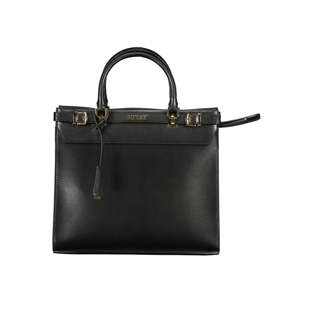 Guess Jeans Black Polyurethane Women Handbag