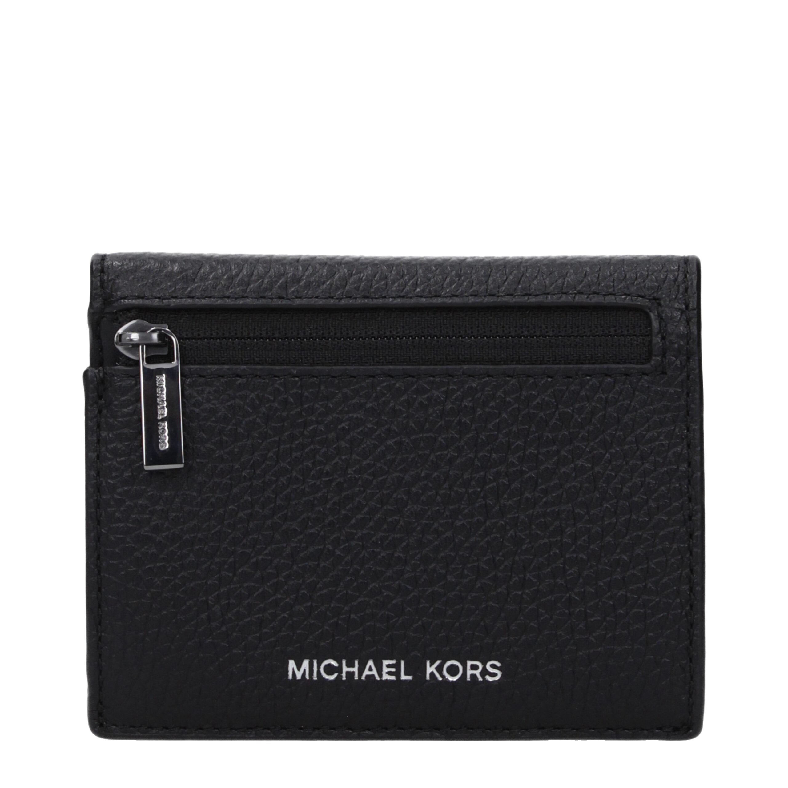 Michael Kors Black Leather Cardholders