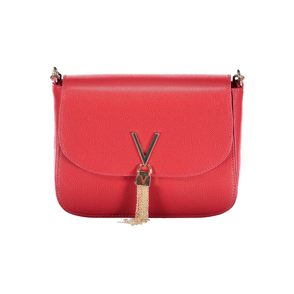 Valentino Rosso Poliuretano Women Bag With Removable Strap And Pocket