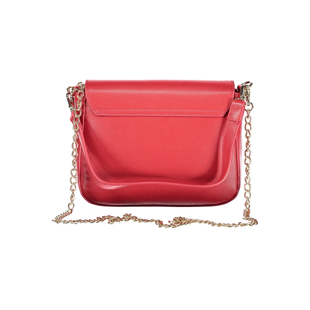 Valentino Rosso Poliuretano Women Bag With Removable Strap And Pocket