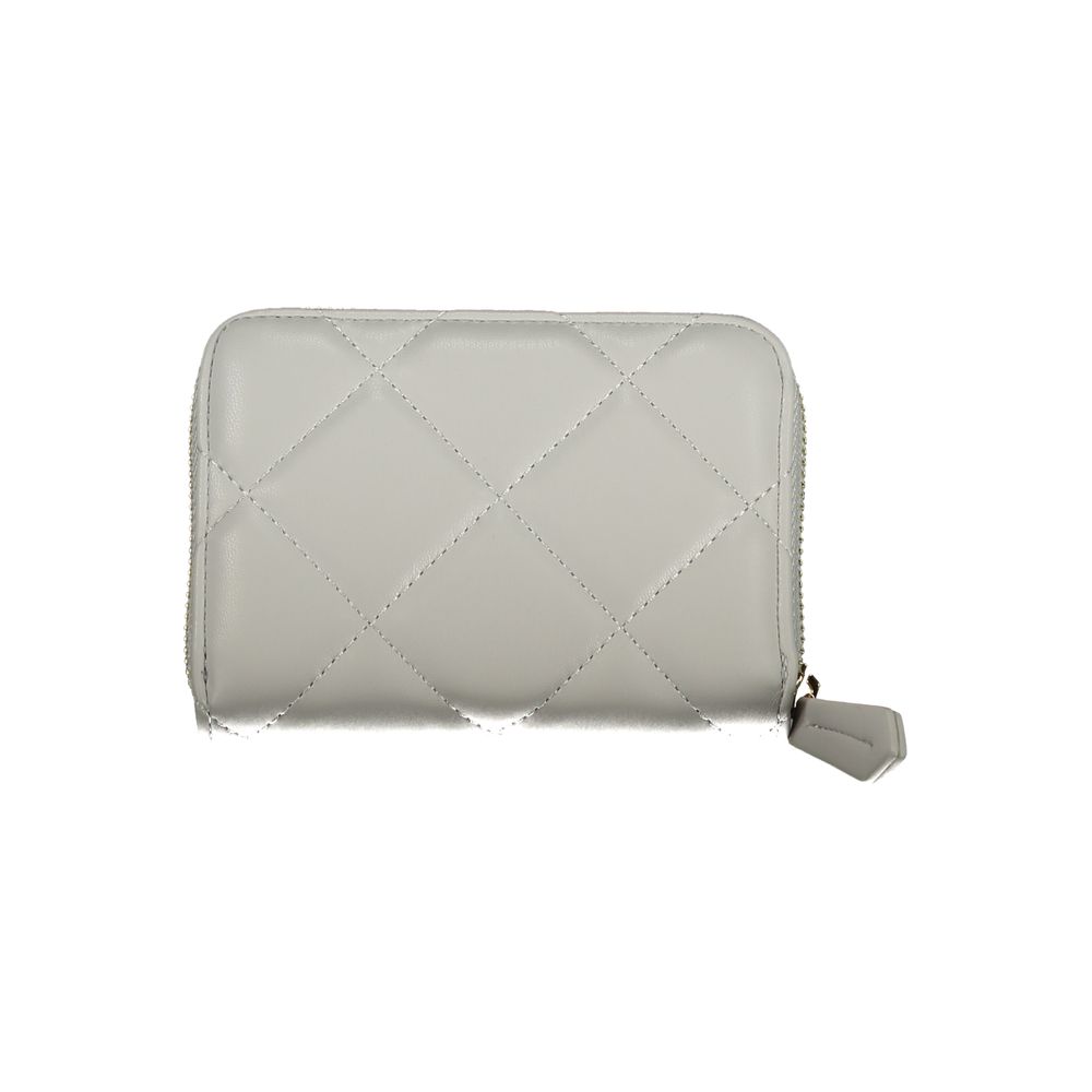 Valentino Grey Polyurethane Women's Wallet
