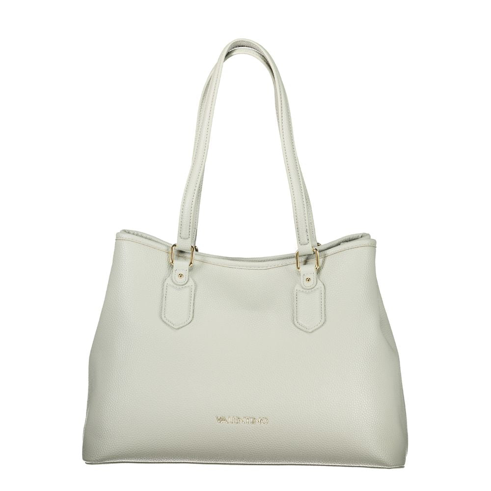 Valentino Gray Polyethylene Handbag