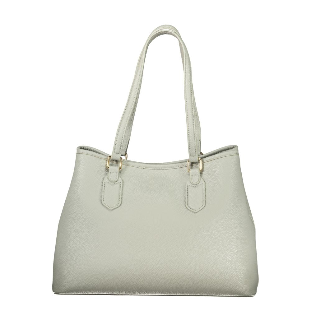 Valentino Gray Polyethylene Handbag