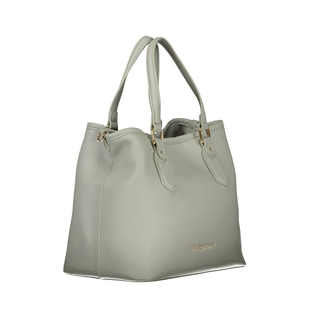 Valentino Gray Polyethylene Handbag