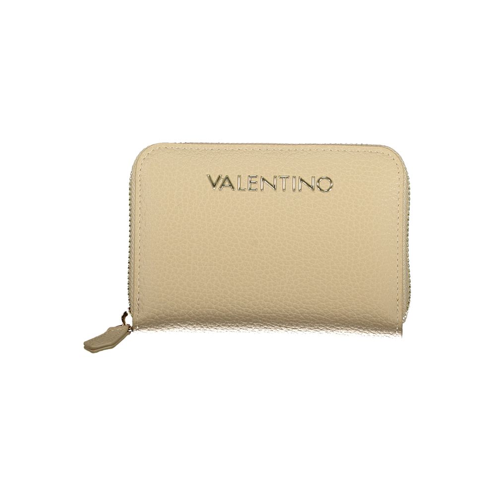 Valentino Beige Polyurethane Female Wallet