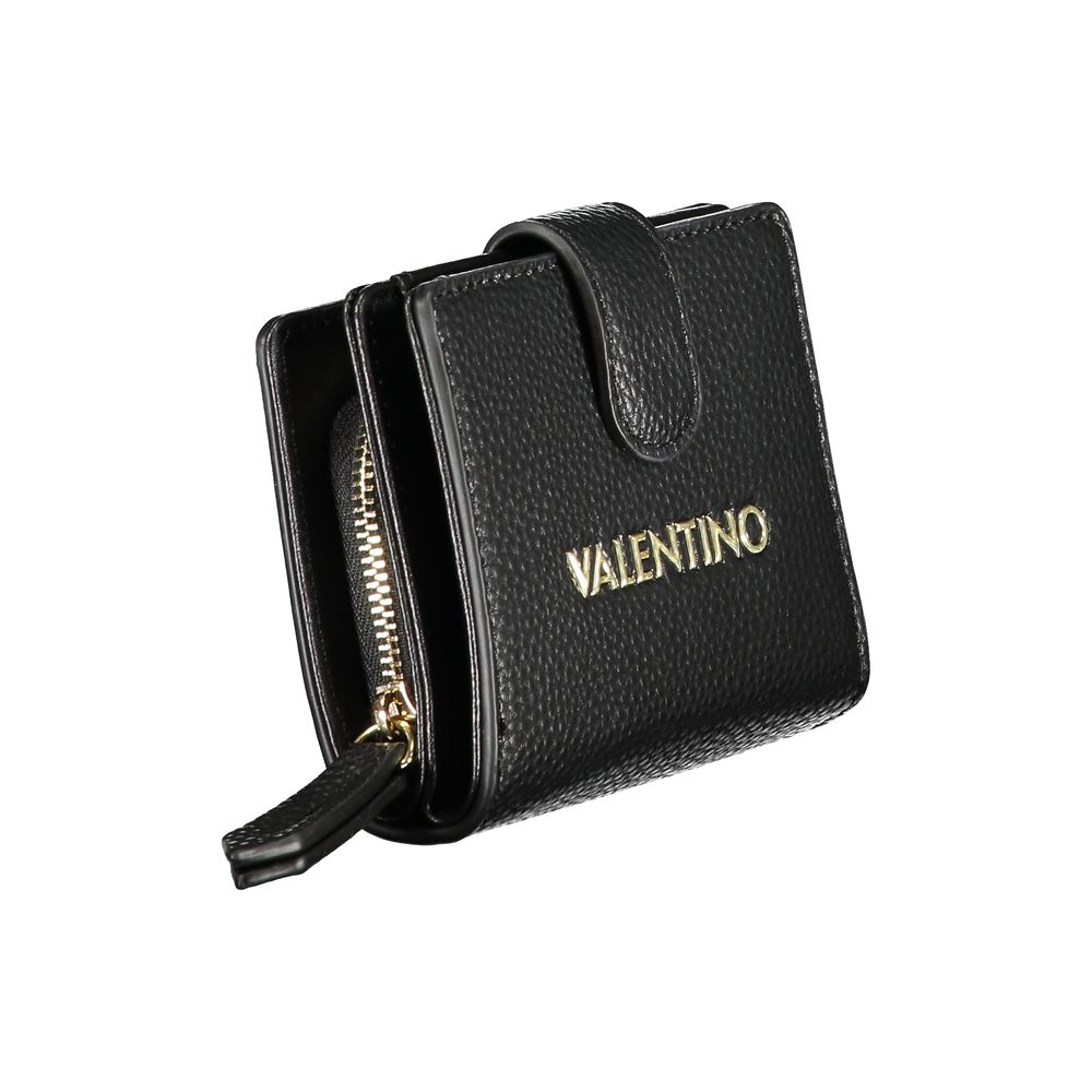 Valentino Black Polyurethane Women's Wallet