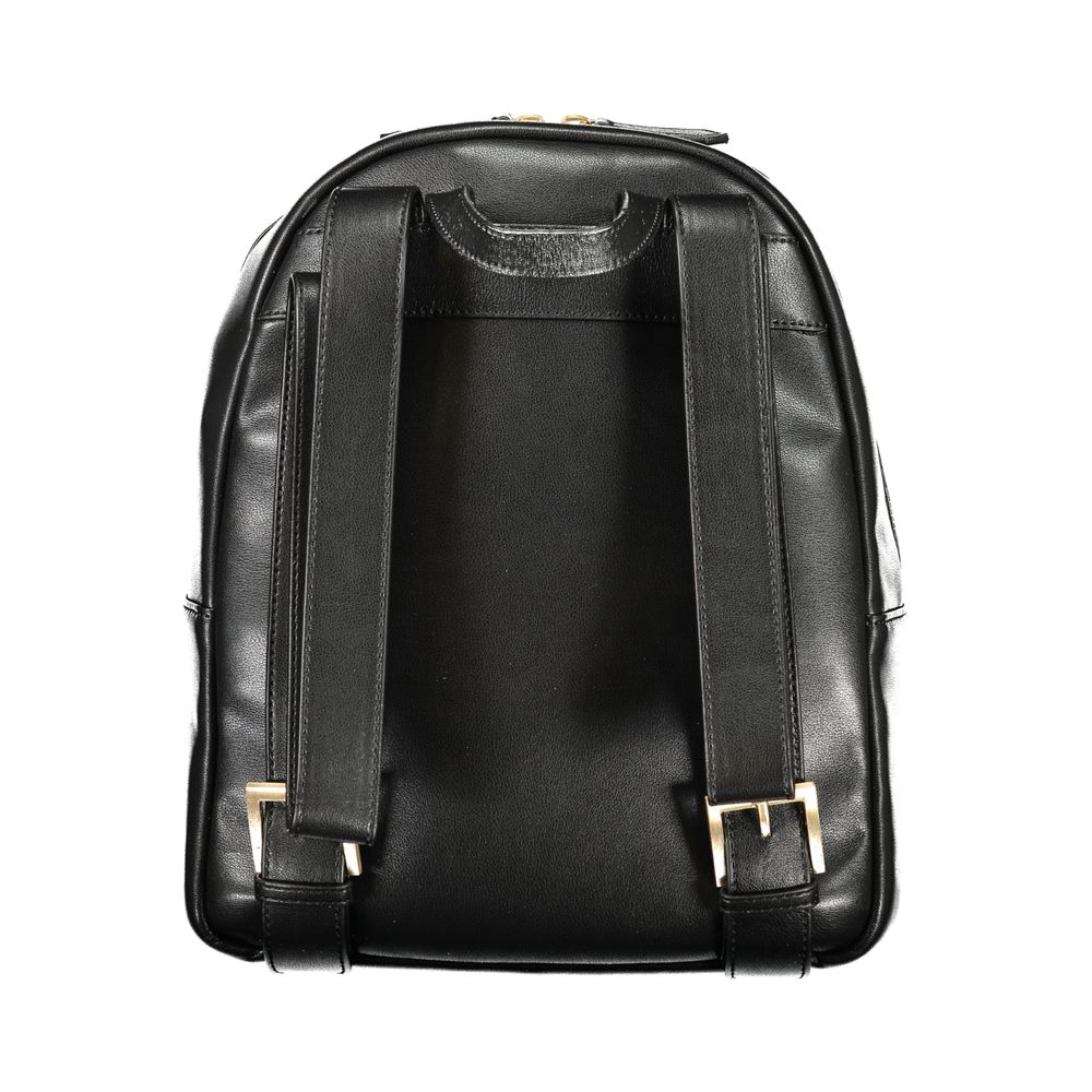 Valentino Black Polyurethane Women's Backpack