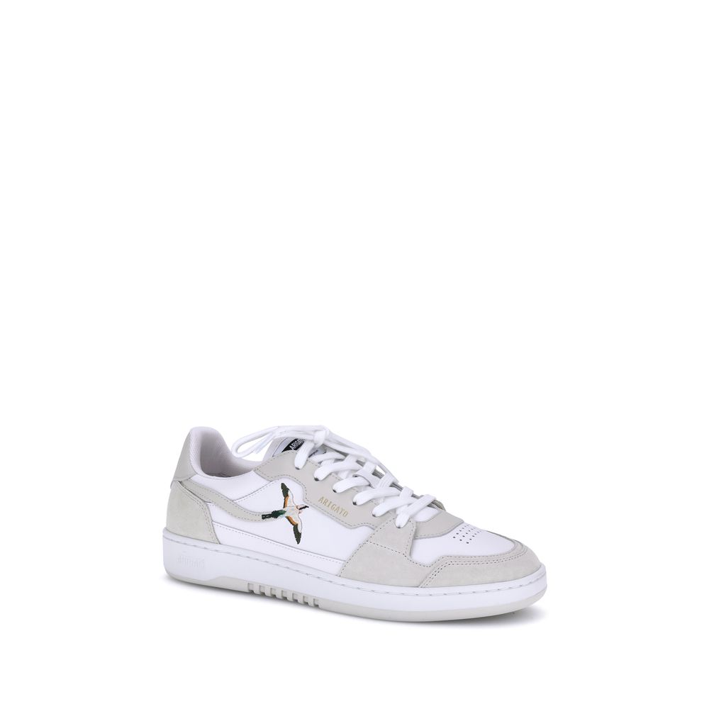 Axel Arigato White Calf Leather Bos Taurus Low Top Sneakers