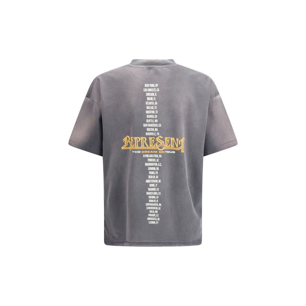 Represent Gray Cotton T-Shirt