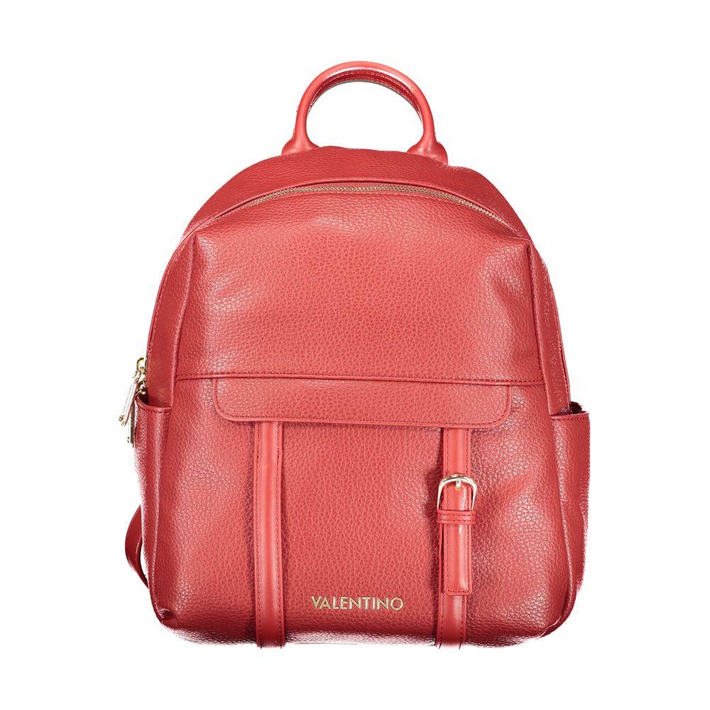 Valentino Red Polyethylene Backpack